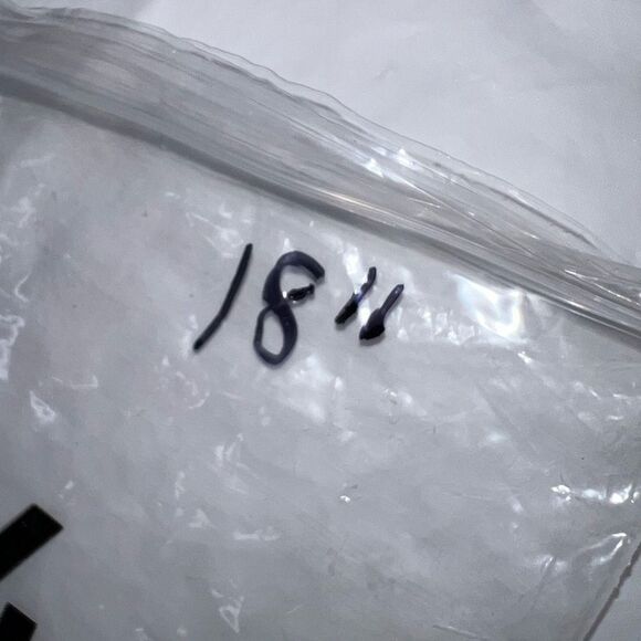 Vintage Bronze Painted Wooden Bead Necklace on Silk Ribbon - Picture 6 of 6